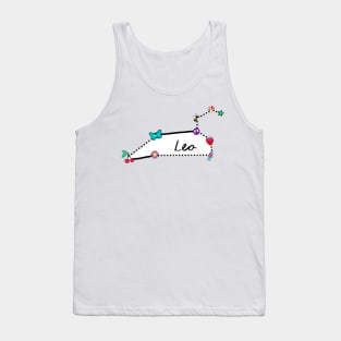 Trippy Leo Constellation Tank Top